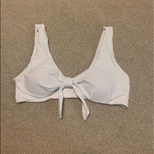 White bikini top
